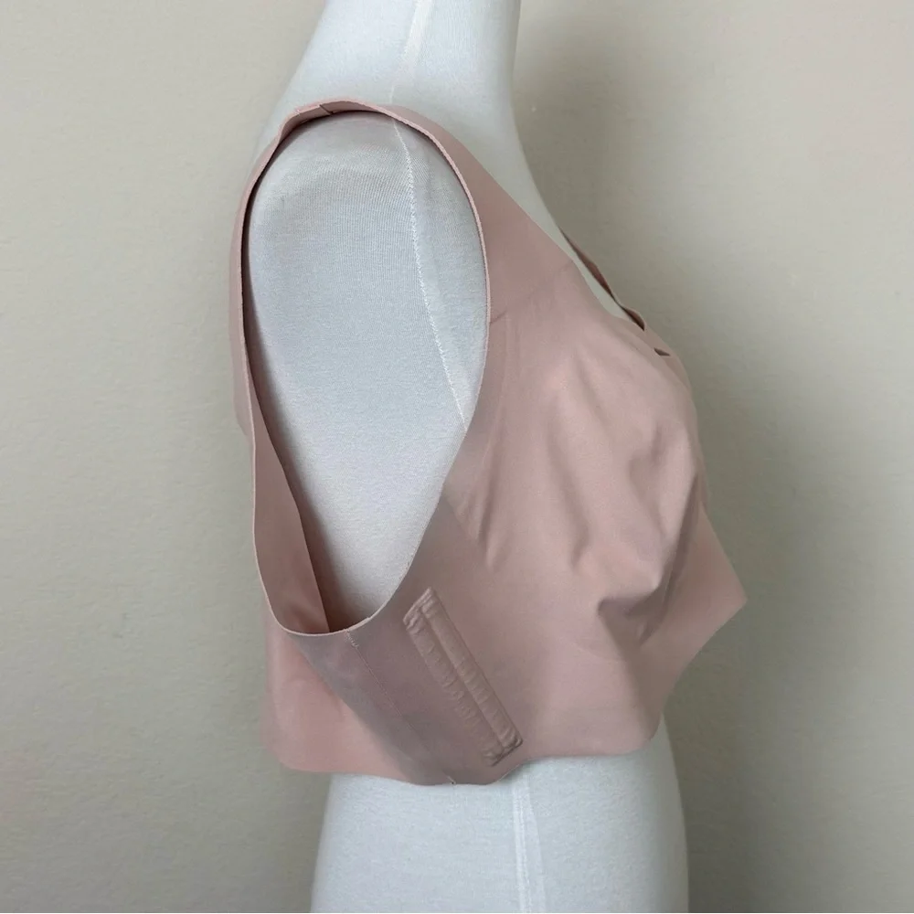Honeylove V-Neck Rose Tan Bra‎ Plus Size 2X